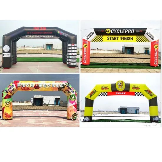 Customized Advertising Inflatables Products Inflatable Arch Used 4 Legs Inflatable Finish Line Arch - Image 2