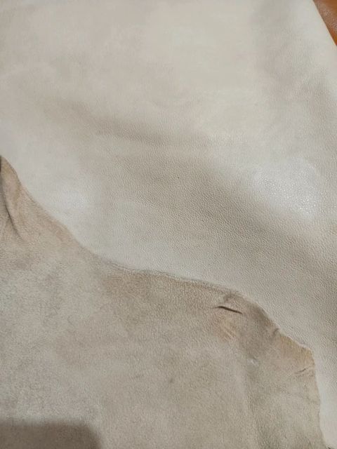White Sheep Leather Color White Design Plain Finishing Polished Material Sheep Leather Country of Origin Made in - Image 2