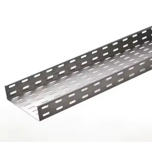 Recommended Durable Customizable Cold Rolled Steel Plate Plastic Spraying Process Cable Trough Bridge Cable Tray - Image 1