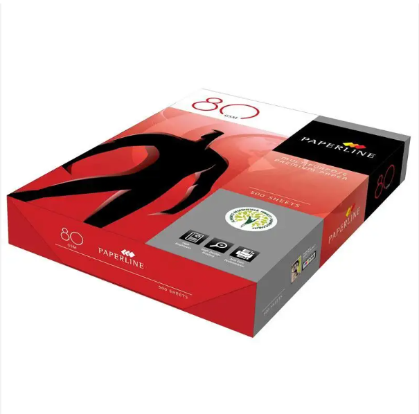 High Quality Paperline A4 Paper Bulk Pack Ideal For Professional Printing Copying Writing And Business Operations - Image 1
