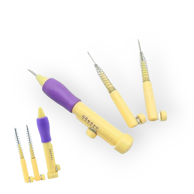 3 piece embroidery punching needle Packaging As per buyer - Image 2