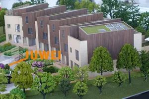 Scale Townhouse Villa Model Building with Interior Layout (JW-240) - Image 5