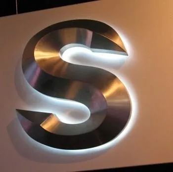 Outdoor Waterproof Company Illuminated 3D Copper Painted Logo LED Sign - Image 2