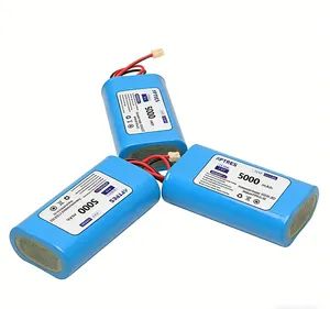 High Capacity 7.4V 5000mAh Lithium Battery for High-Lumen Flashlights - Image 1