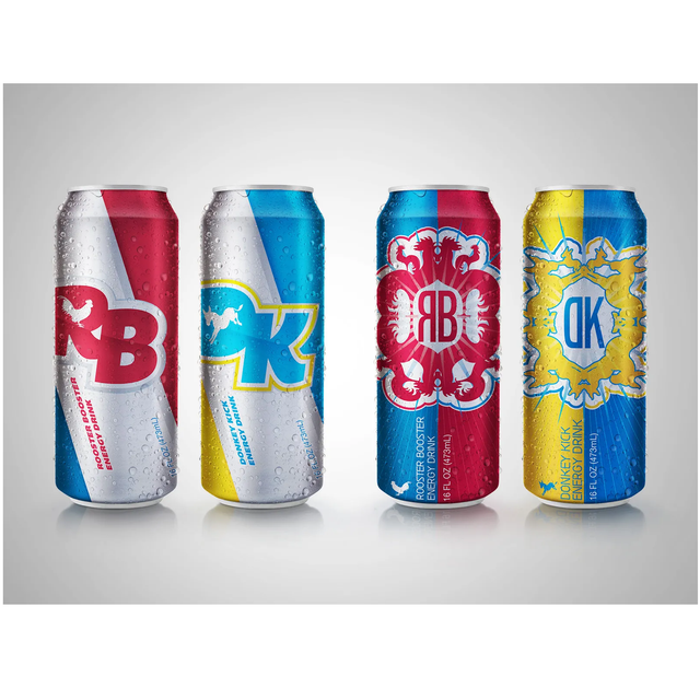 Rooster Booster Energy Drink 250ml Ready-to-Drink Carbonated Energy Beverage - Image 1