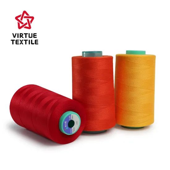 High Quality Grs 100 Recycled 40s 2 Poly Poly Core Spun Yarn Sewing Thread Recycled - Image 5