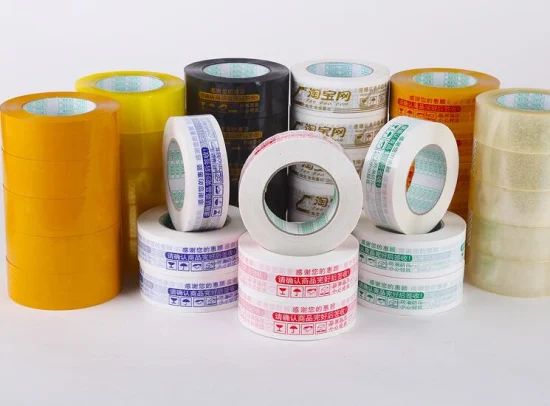 Logo Custom BOPP Adhesive Packaging Tape Carton Sealing Tape - Image 1
