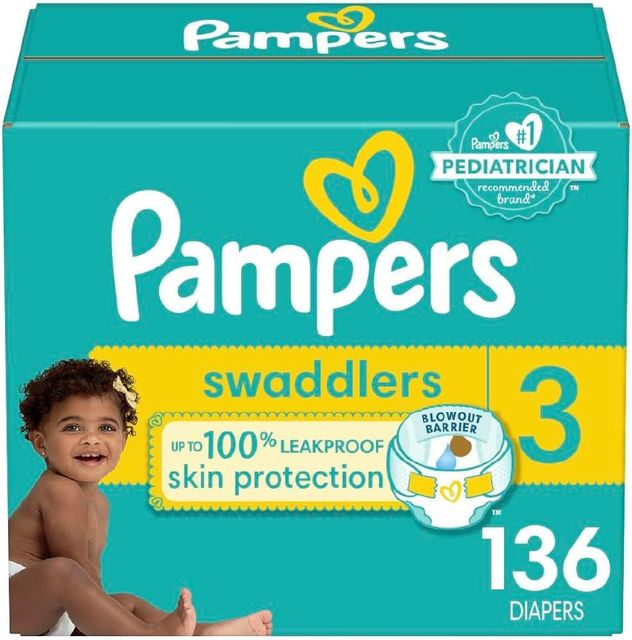 Pampers Swaddlers Sensitive Disposable Diapers - (Select Size and Count) - Image 4