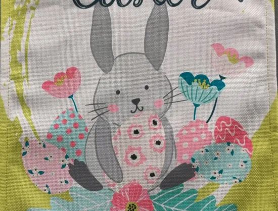 Custom Digital Print Easter Rabbit Table Mat Used for Easter Crowd Adult Shape Square Origin China Style Easter Pattern - Image 3