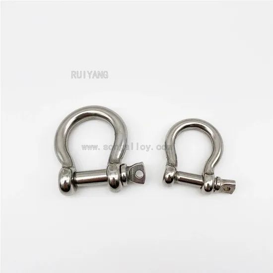 Bow Shackle Stainless Steel Shackle Color Silver Condition New Origin Xinghua HS Code 73182900 Model NO. 2-50mm Trademark - Image 2