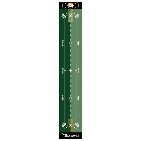 Custom Wholesale Indoor Practice Two-Way Golf Putting Mats Training Aid - Image 1