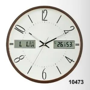 Large Digital Display for Humidity Electronic Simple Timing Alarm Wall Clock - Image 1