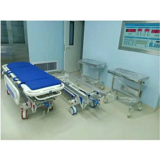 Multifunction Adjustable Medical Stretcher Hospital Emergency Manual Patient Transport Trolley - Image 2