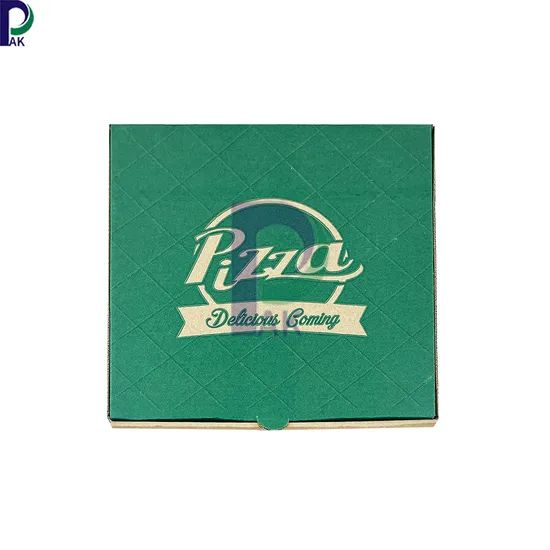 Disposable Take out Containers Food Grade Safe Paper Packaging Colorful Printing Custom Pizza Boxes - Image 3