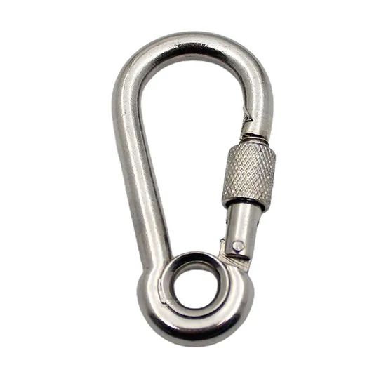 Rigging Hardware Hook Stainless Steel Spring Snap Hooks with Eyelets and Screw Nuts - Image 6