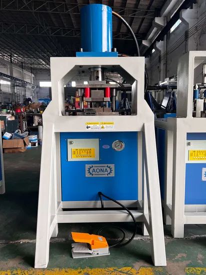 Manual Hydraulic Pipe Punching Machine Origin China Condition New Trademark AONA HS Code 8462490000 Model NO. Customized - Image 4