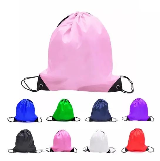 Promotional Gift Polyester Drawstring Bag Color Green Origin China Hardness Soft Type Drawstring Model NO. YD002 Suit for - Image 3