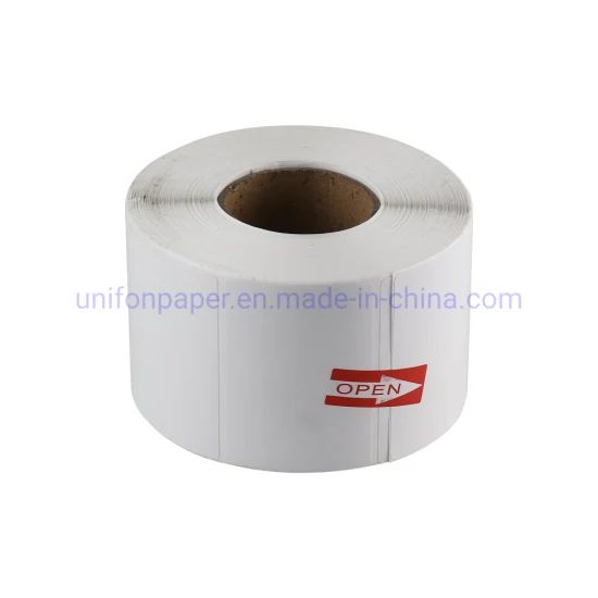 Custom Waterproof Self Adhesive Thermal Sticker Barcode Label Printing Roll - Image 1
