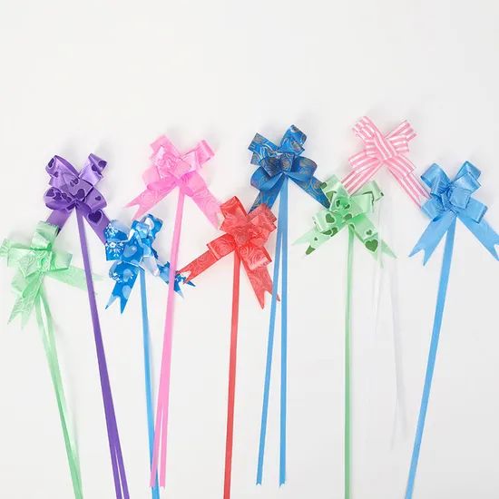 Party Decoration Gift Pull Bow Plastic Ball Flower Wedding Ribbon - Image 3
