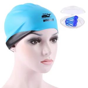 Waterproof Reversible Unisex Adult Silicone Swimming Caps Gender Unisex Season Summer Color Colourful Brim Without Brim Material Silicone - Image 2