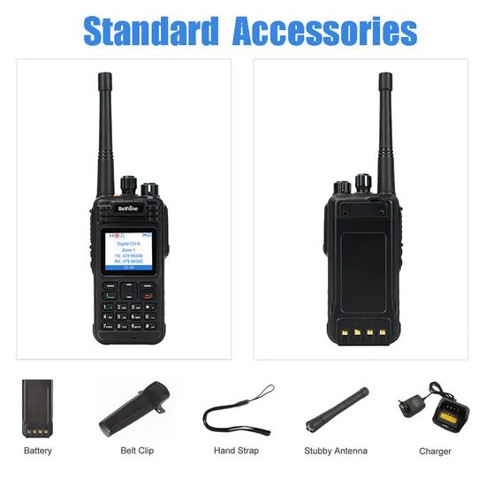 Waterproof Long Range Two Way Radios Portable Handheld VHF UHF Radio with Bluetooth - Image 6