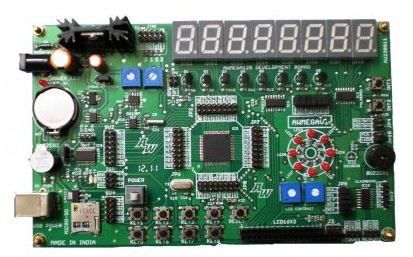 Complete AVR Microprocessor Development Board Eeprom At24c08 On Board Reset Circuit Yes Temperature Sensor Ds18b20 Relay Driver 8 Relay - Image 1