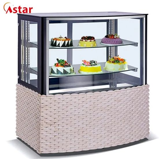 Splendid Vertical 1.8m Cake Cabinet Display Freezer with Marble - Image 5
