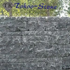 Natural Tumble Stone Wall Blue Limestone Color Blue Trademark TK Origin Jining Model NO. TKWB-1 HS Code 68029290 Port: Qingdao, - Image 1