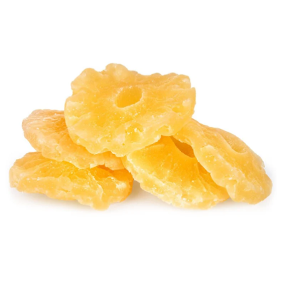 Dried Pineapple – Rings / Tidbits / Unsweetened & Sweetened Grade A Packaging bag Flavor Sweet-tangy Texture Soft Chewy Color Bright Yellow - Image 2