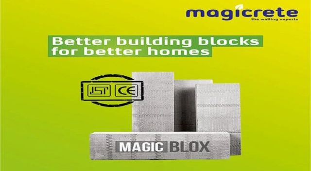 Smart Masonry Blocks Concrete Jk Lakshmi Smart Blocks Aac Blocks, 24 in x 8 in x 4 in from ...
