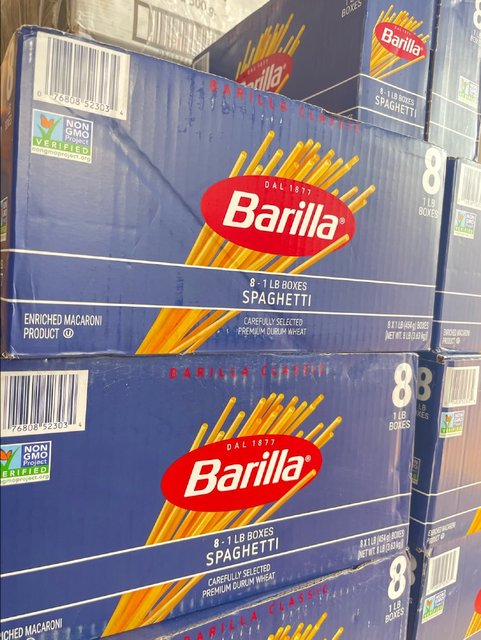 BEST BRAND OF PASTA BARILLA SPAGHETTI 8-1LB BOXES 100% TRUSTED  DURUM WHEAT SEMOLINA PASTA ON SALE - Image 3