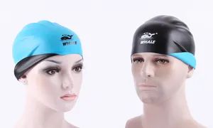 Waterproof Reversible Unisex Adult Silicone Swimming Caps Gender Unisex Season Summer Color Colourful Brim Without Brim Material Silicone - Image 6