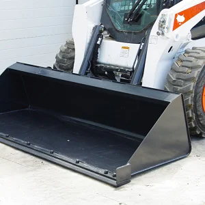 2026 Jenkins Iron & Steel 78″ Dirt Bucket w/cutting edge Skidsteer Attachment - Image 3
