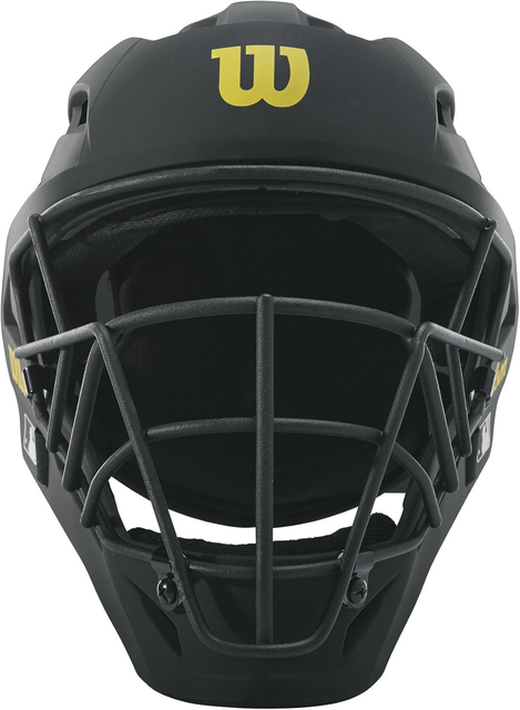 Pro Stock Black Titanium Umpire Helmet, Size 7"-7.5" for Ultimate Protection - Image 3