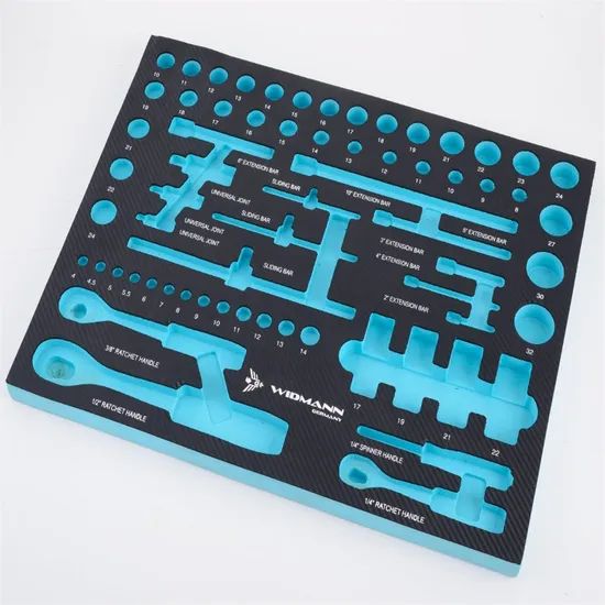 EVA Foam Production Line Molded Shape EVA Foam Velvet Inserts Material Packaging - Image 6