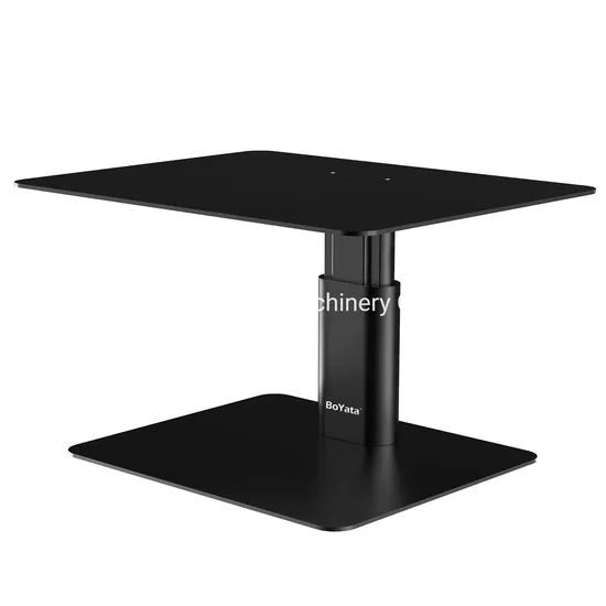 Monitor Stand, Adjustable Monitor Riser Metal Computer Stand Compatible with TV, PC, Laptop, Computer, iMac, and All Screen Display-Black - Image 1