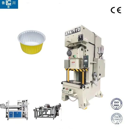 Food Container Punching Making Line Disposable CNC Mould Aluminium Foil Dishes Making - Image 4