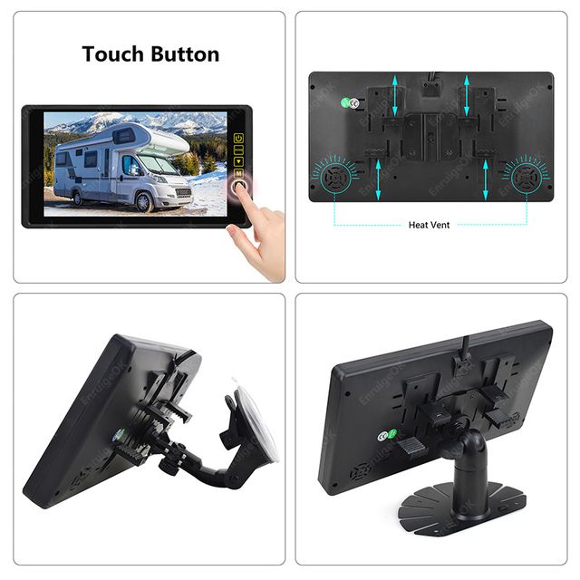 EnruigeOK 9 inch Split Screen DVR Recorder Car Monitor ERG-9002AV - Image 6