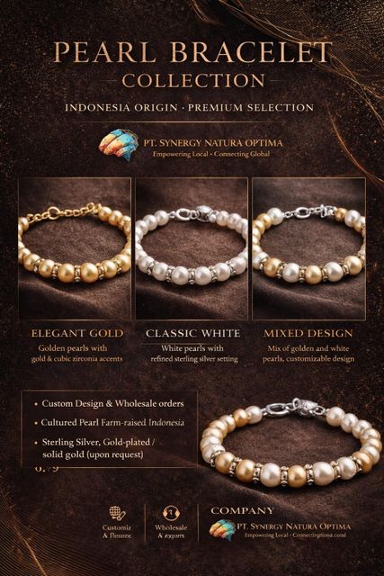 Gold Pearl Jewellery Pearl Origin Indonesia Pearl Luster Medium To High Pearl Surface Natural Organic Characteristics Pearl Shape Round / Semi-round / Natural Baroque - Image 3