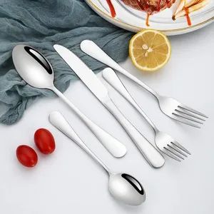 Stainless Steel Cutlery Flatware Silverware Set - Image 5
