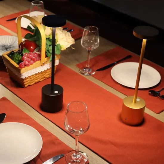 Modern Cordless Decorative Lamp Rechargeable Battery Restaurant LED Dining Table Lamps - Image 6