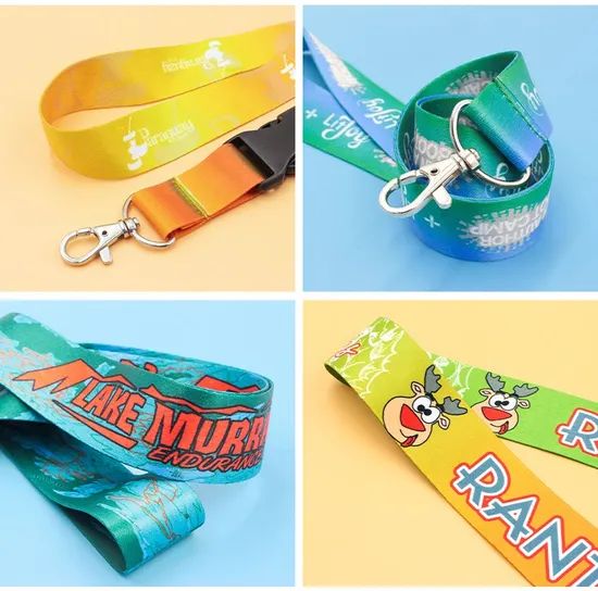 Print Keychain Neck Personalized Custom Breakaway Sublimation Nylon Polyester Lanyards with Logo Custom - Image 3