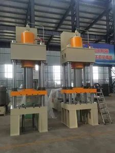 Four-Column Hydraulic Press Machine with Core Pressure Vessel Component Final Form Plate Welding - Image 3