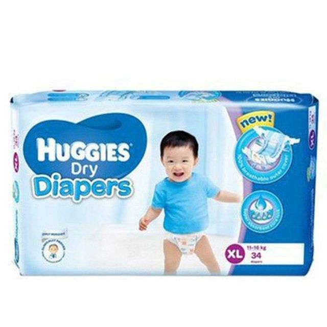 Huggies Disposable Baby Diapers - Huggies Little Movers Disposable Baby Diaper, Moderate Absorbency - Image 1