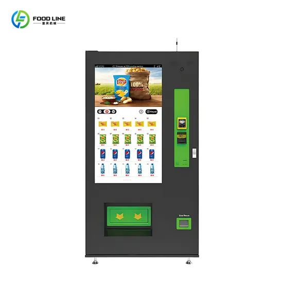 Combo Vending Machine for Foods and Drinks with Touch Screen Card Reader Coin Cash Payment - Image 1
