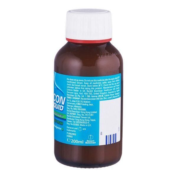 Gaviscon Extra Strength Cool Mint Antacid for Fast-Acting Heartburn Relief Liquid, 12 fl oz - Image 4