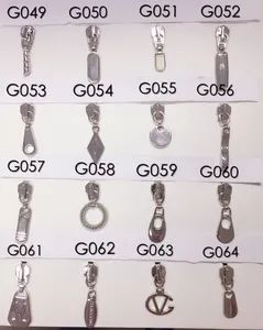 High Quality Metal Zipper Pullers Style EU & US Size Customized HS Code 96071900 Trademark GOVOLON Slider Type YG Puller - Image 1