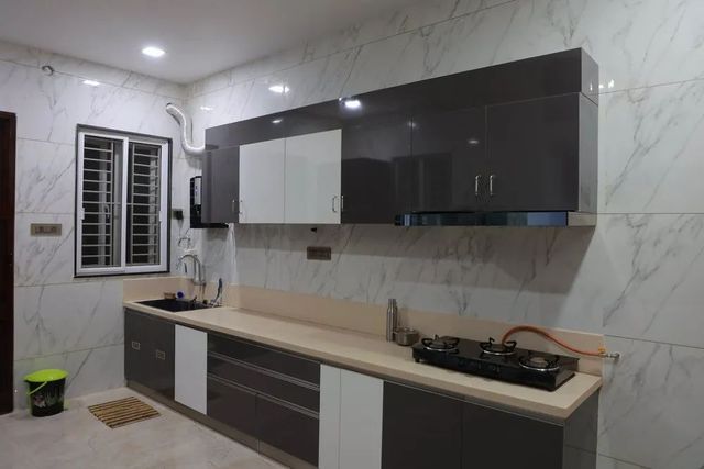 Commercial Kitchen Designers, Restaurant Interior Finishing Polished Brand Magical Designs Color Brown and White Work Done Wood Work & - Image 7
