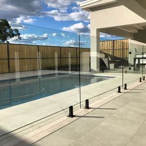 Temperd Glass Railing Glass Fence for Swimming Pool Stair HS Code 7308900 Trademark Rocky Model NO. AL-02 Specification - Image 5