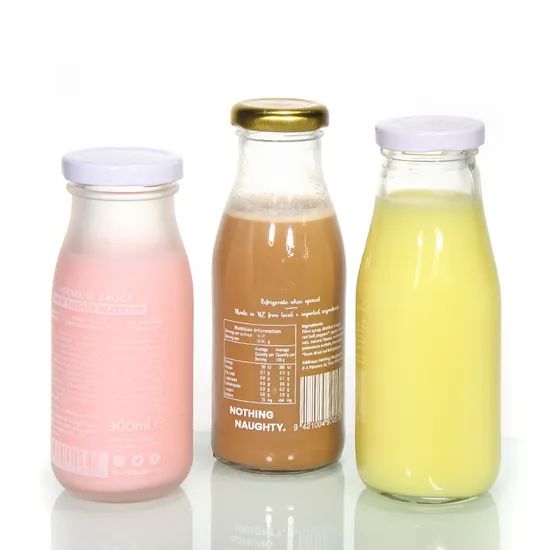 Round Milkshake Bottle for Yoghurt and Beverages with Custom Label - Image 5